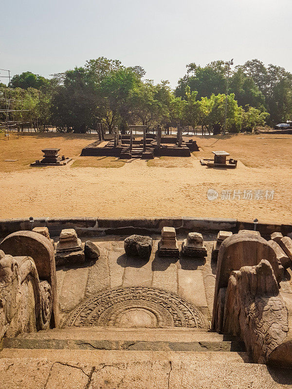 Polonnaruwa Vatadage修道院，斯里兰卡